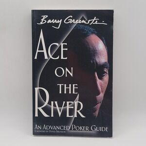 Barry Greenstein Ace on the River Paperback First Printing Poker Guide‎ Good